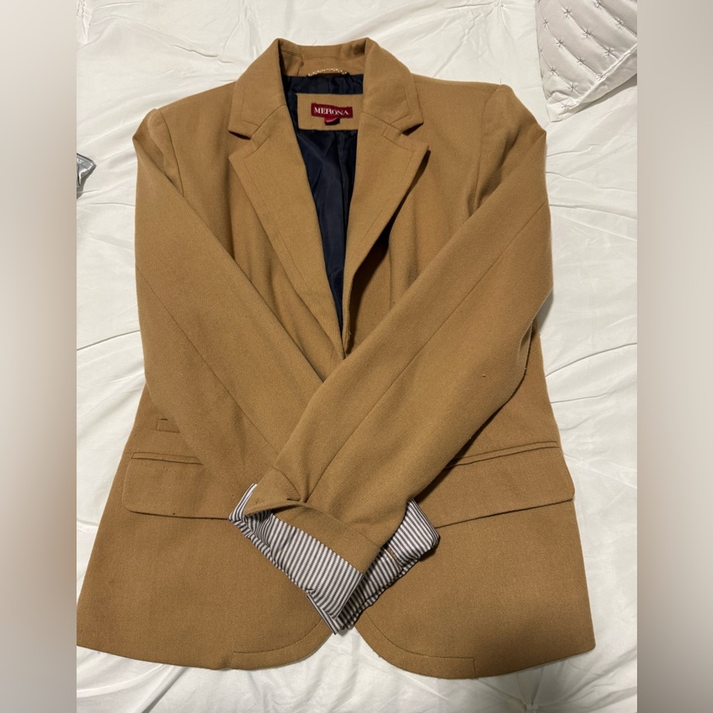 Merona Women’s Camel Blazer – Size 4